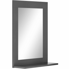 Nástenné zrkadlo Kiley, 65 cm, sivá - 1