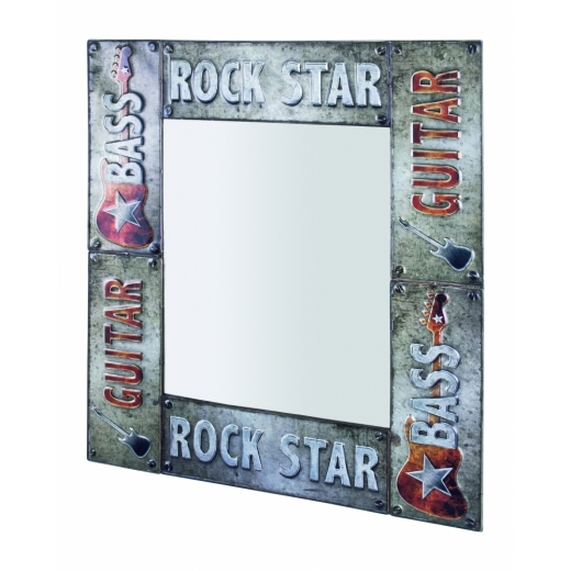 Nástenné zrkadlo Rock Star, 74 cm - 1