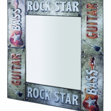 Nástenné zrkadlo Rock Star, 74 cm - 1