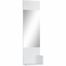 Nástenné zrkadlo Vogue, 114 cm, biela - 1