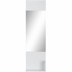 Nástenné zrkadlo Vogue, 114 cm, biela - 2