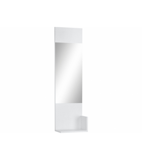 Nástenné zrkadlo Vogue, 114 cm, biela