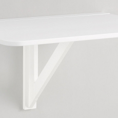 Nástenný jedálenský stôl Treno, 80 cm, biela - 4