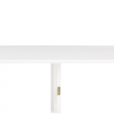 Nástenný jedálenský stôl Treno, 80 cm, biela - 1