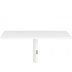 Nástenný jedálenský stôl Treno, 80 cm, biela
