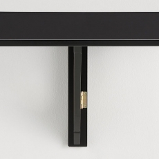 Nástenný jedálenský stôl Treno, 80 cm, čierna - 3