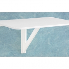Nástěnný jídelní stůl Treno, 80 cm, bílá - 3