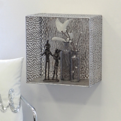 Nástěnný regál kovový Purley, 35 cm