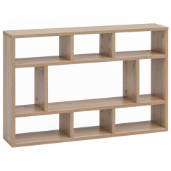 Nástenný regál Ulfa, 75 cm, dub