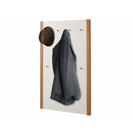 Nástěnný věšák Catil, 110 cm, bílá - 1