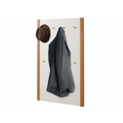 Nástěnný věšák Catil, 110 cm, bílá