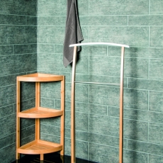 Nástěnný věšák Chris, 15 cm, bambus - 2