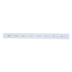 Nástěnný věšák na klíče Caspian, 80 cm, bílá