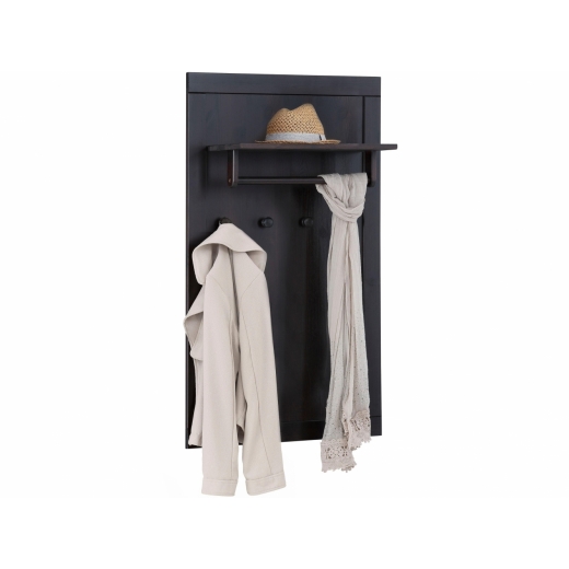 Nástěnný věšák Ohaia, 80 cm, hnědá - 1