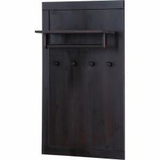 Nástěnný věšák Ohaia, 80 cm, hnědá - 2