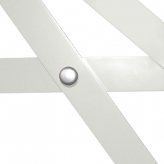 Nástěnný věšák s 4 háčky Miro, 75 cm, bílá - 3