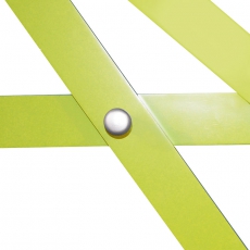 Nástěnný věšák s 4 háčky Miro, 75 cm, zelená - 3