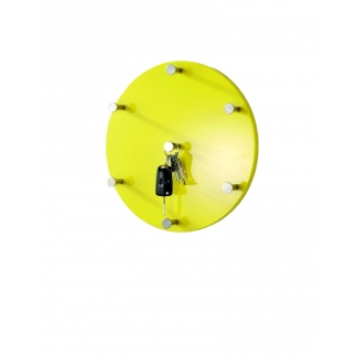 Nástenný vešiak Itab, 35 cm, žltá