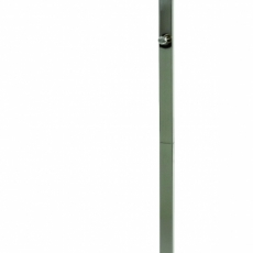 Nástenný vešiak Kylen, 192 cm, nehrdzavejúca oceľ/biela - 1