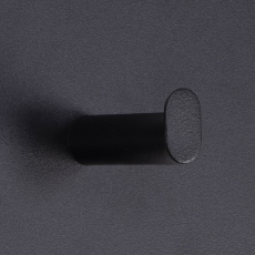 Nástenný vešiak Selje I, 80 cm, čierna - 3