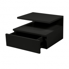 Noční stolek Alison, 35 cm, černá - 2
