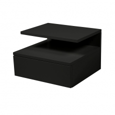 Noční stolek Alison, 35 cm, černá - 3