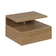 Noční stolek Alison, 35 cm, divoký dub - 1