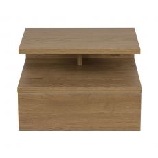 Noční stolek Alison, 35 cm, divoký dub - 3