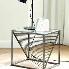 Noční stolek Arlet, 45 cm, bronz - 2