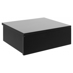 Noční stolek Avignon, 37 cm, černá
