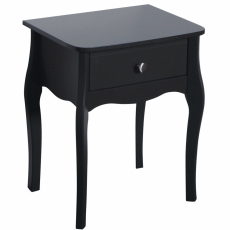 Noční stolek Baroq, 55 cm, černá - 2