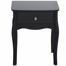 Noční stolek Baroq, 55 cm, černá - 4
