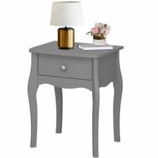 Noční stolek Baroq, 55 cm, šedá - 6