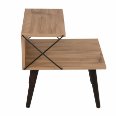 Noční stolek Cross, 50 cm, borovice - 10