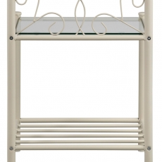 Noční stolek Dion, 62 cm, bílá - 4