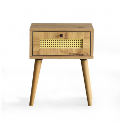 Noční stolek Euromos, 50 cm, dub