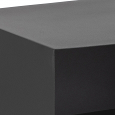 Noční stolek Joilet, 30 cm, MDF, černá - 4