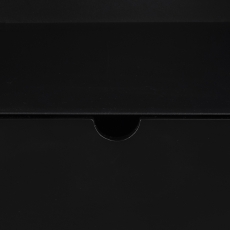 Noční stolek Joilet, 30 cm, MDF, černá - 6