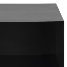 Noční stolek Joilet, 30 cm, MDF, černá - 7