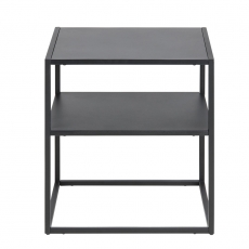 Noční stolek kovový Lyfte, 45 cm, černá - 2