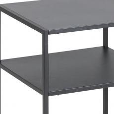 Noční stolek kovový Lyfte, 45 cm, černá - 3