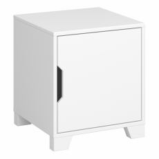 Noční stolek Levon, 45 cm, bílá - 1