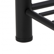 Noční stolek Line, 66 cm, sklo, černá - 6