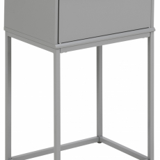 Noční stolek Mitra, 61,5 cm, šedá - 1