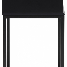 Noční stolek Mitra, 62 cm, MDF, černá - 8
