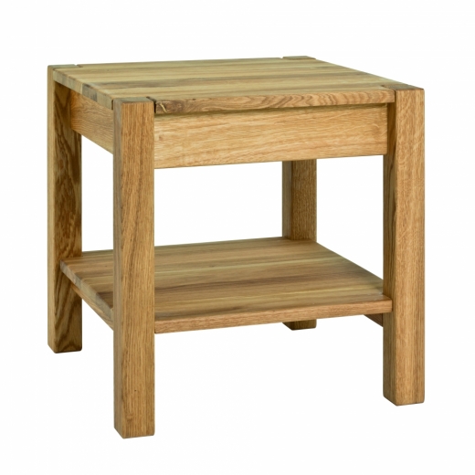 Noční stolek Molk, 43 cm, dub - 1