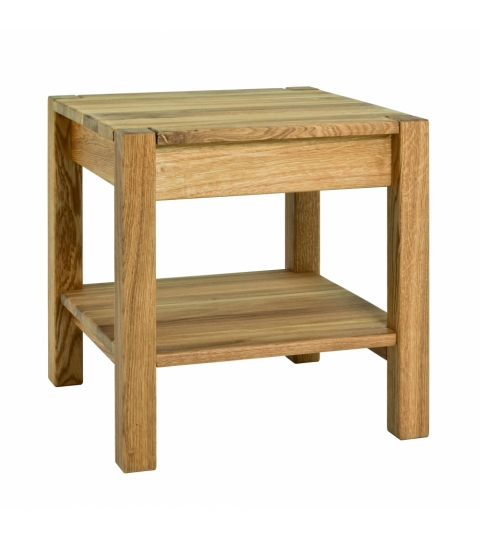Noční stolek Molk, 43 cm, dub