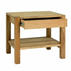Noční stolek Molk, 50 cm, dub - 2