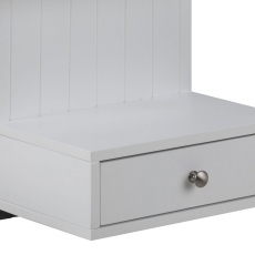 Noční stolek nástěnný Luciana, 50 cm, bílá - 4