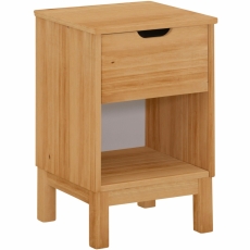 Noční stolek Peige, 59 cm, borovice - 2